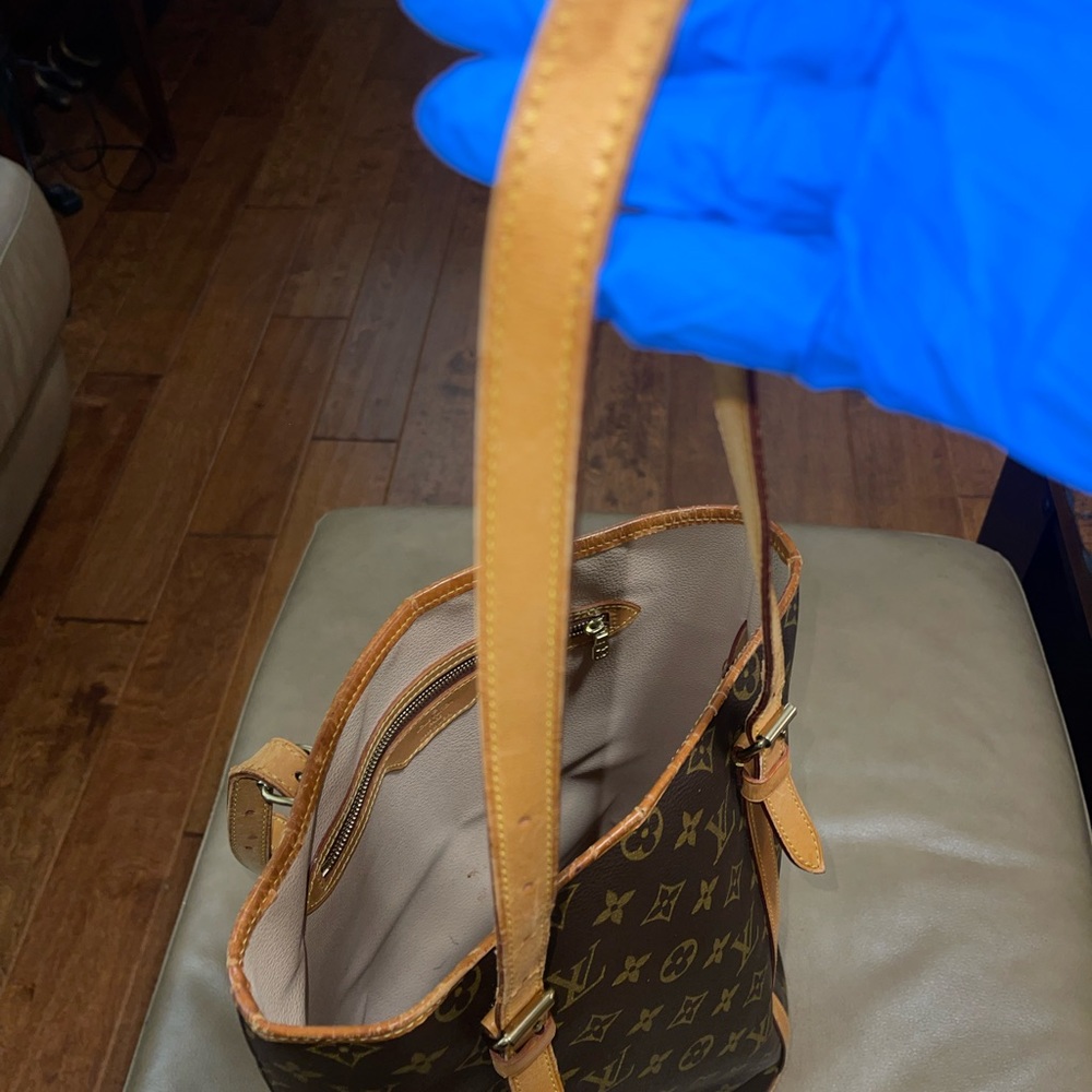 LV Brown Vintage Monogram Bucket Bag - Picture 8 of 16